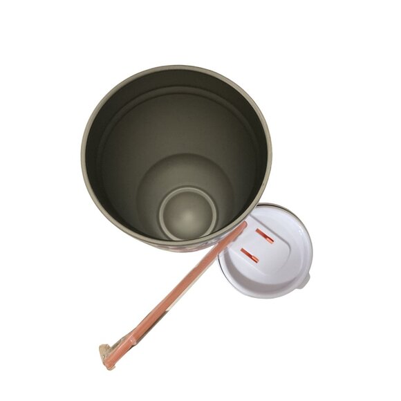 Peanuts Snoopy Floral Print Tumbler With Straw 28 Oz By Zrike Brands - Picture 4 of 4